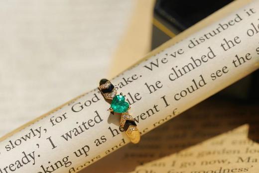 绿色爱心系列·戒指 商品图0