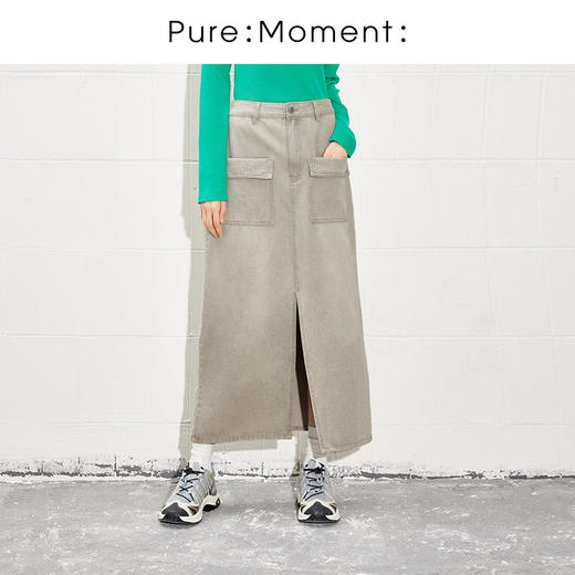 【商场同款】麦檬Pure:Moment:半身裙4F3240461 商品图0