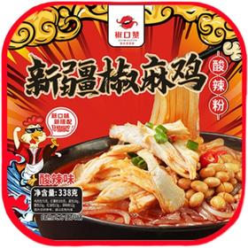 椒口赞新疆椒麻鸡酸辣粉 （酸辣味）338克/盒