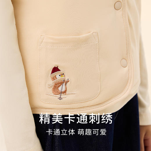 金三塔又轻又暖真丝夹棉保暖可爱纯色刺绣背心马甲男童女童秋冬新  BBY018 商品图3