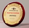 金箔奖牌定制定做授权牌实木质荣誉牌匾制作加盟代理奖牌证书铜牌 商品缩略图0