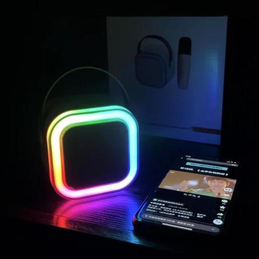 【家庭KTV音响话筒一体机】无线麦克风*2➕蓝牙音箱，嗨翻天❗❗沉浸式纯享版K歌音响 清晰无杂音 商品图2