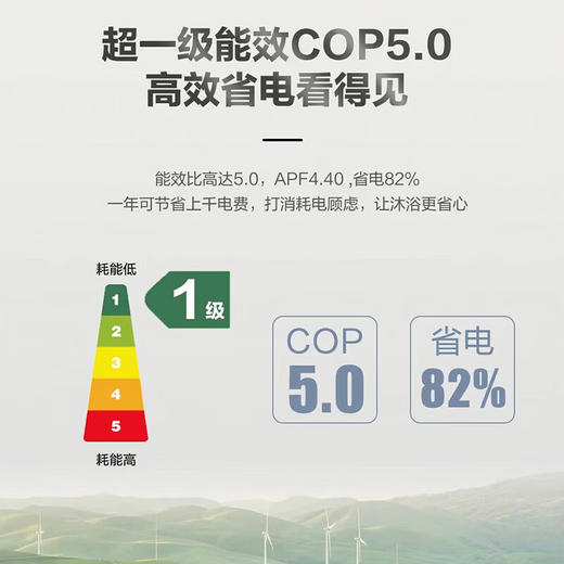 海尔（Haier）商用空气能热水器500升速热小3匹空气源热泵宾馆饭店工厂别墅中央热水器一级变频KF170/500-AFE7U1 商品图2