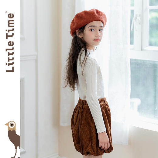littletime女童打底衫毛衣2024秋冬新款儿童套头长袖针织衫 商品图2