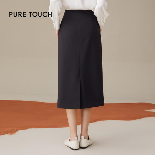 pure touch黑色百搭修身包臀半裙1350243356 商品图2