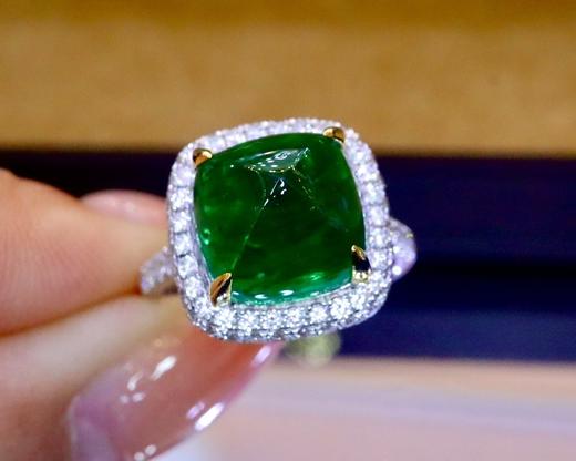6.90ct 祖母绿戒指 商品图3
