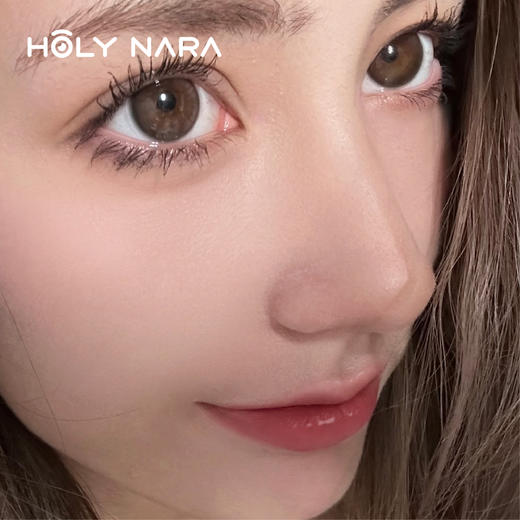 【日抛】Holy Nara  水云端 蓝/棕 直径：14.0mm  含水量43%（日抛10片/盒 不同度数请拍两盒） 商品图3