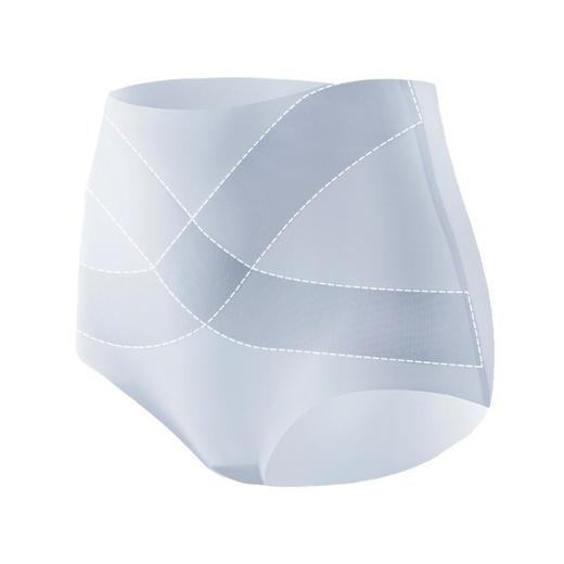 【面膜冰绷带收腹内裤】7A抑jun桑蚕丝内档 交叉收腹 冰爽不闷汗 一秒收腹 立显蜜桃臀 立体裁剪 隐身无痕 3条装 商品图5