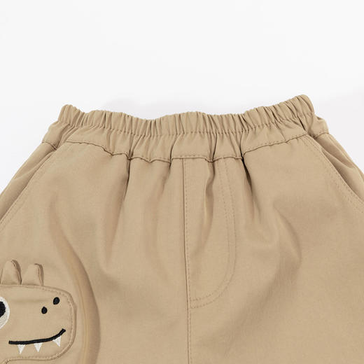 贝贝怡男童裤子24秋装童趣简约休闲百搭柔顺婴幼宝宝长裤ZB3DK037 商品图2