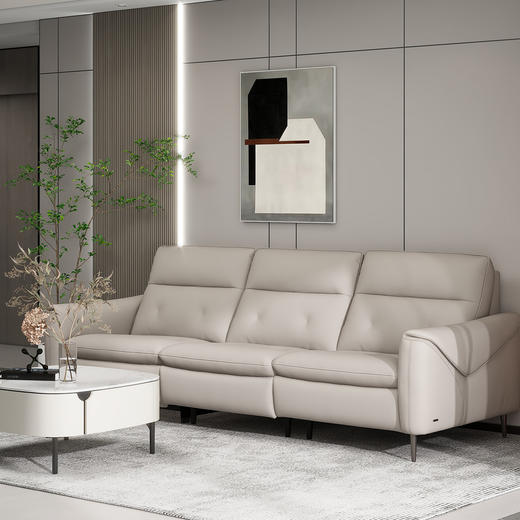 顾家家居整装 现代舒适 皮艺/布艺功能沙发 KZ.9029（B）千纸鹤G 商品图2