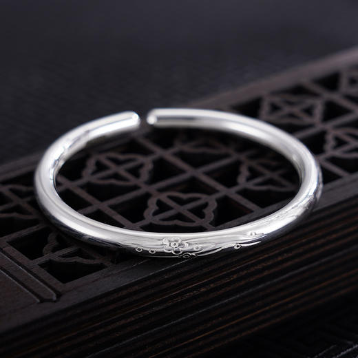 【花神之灵】子佩集S999银手工手镯原创设计【55063109】2407 商品图1