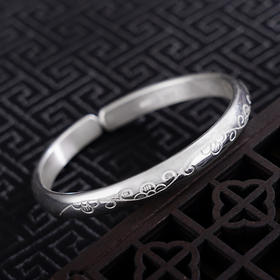 【花海涟漪】子佩集S999银手工手镯原创设计【55061113】2407