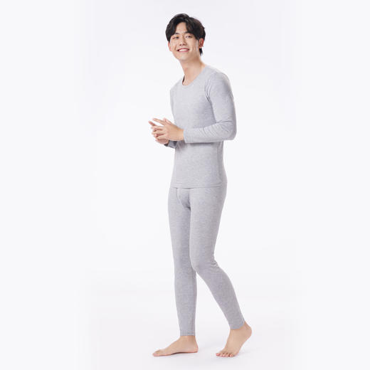 都市丽人都市锋尚保暖衣轻暖套装超薄人棉薄男士保暖衣套装FWTAA1 商品图2