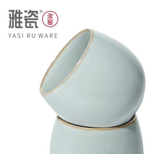 汝窑双福对杯 商品图3