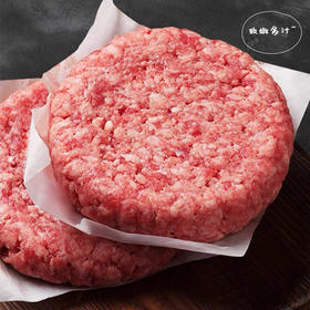 【牛排保鲜局 安格斯原切牛肉饼】 100%纯牛肉 1:9肥瘦比 鲜嫩多汁