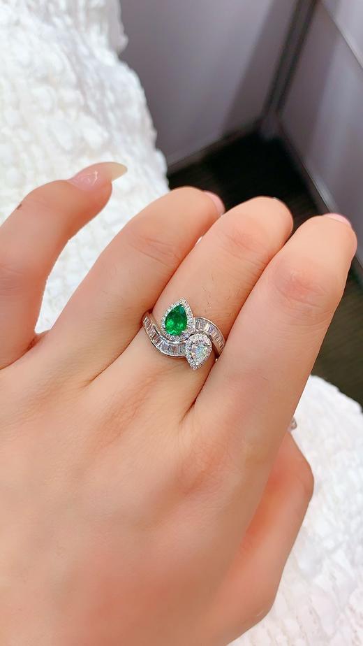 0.53ct 祖母绿戒指 商品图4