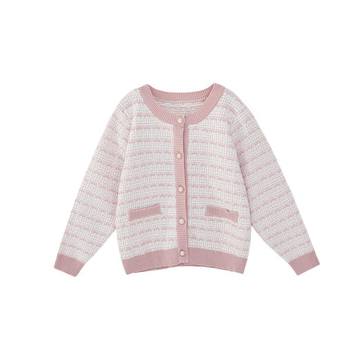 笛莎Deesha 2024年秋季新款香风针织开衫 商品图4