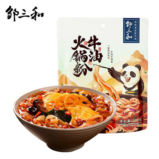 邹三和 熊猫笋酸辣粉 328g/袋 商品图0