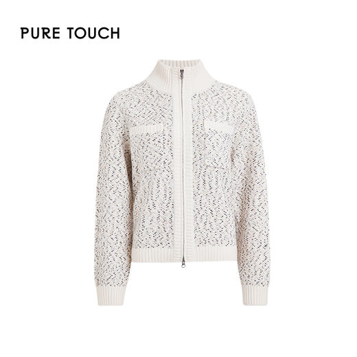 pure touch女士小香风针织开衫1359243360 商品图4