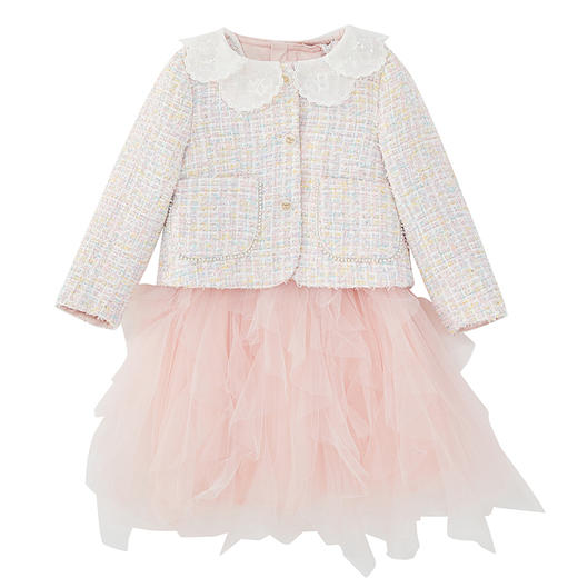 DEESHA笛莎女童2024秋季新款香风甜美优雅两件套 商品图4