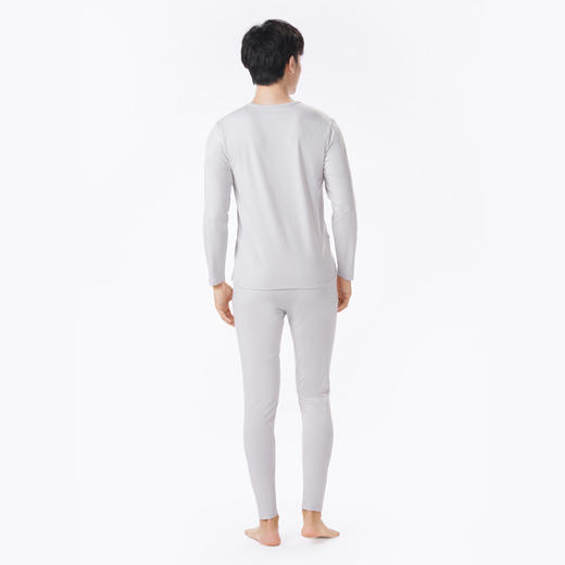 都市丽人都市锋尚保暖衣轻暖套装棉拉架薄男士保暖衣棉质套装FWT9A4 商品图3