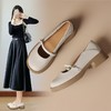ZHR则则玛丽珍单鞋2024夏季软底轻便一脚蹬裙子温柔平底法式皮鞋 商品缩略图0
