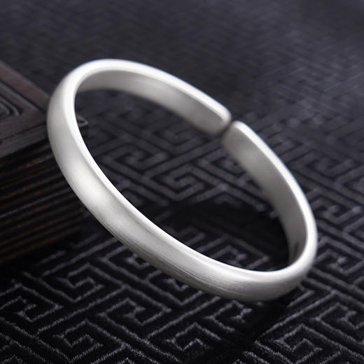 【治愈之花】子佩集S999银手工手镯原创设计【55061121】2407 商品图2