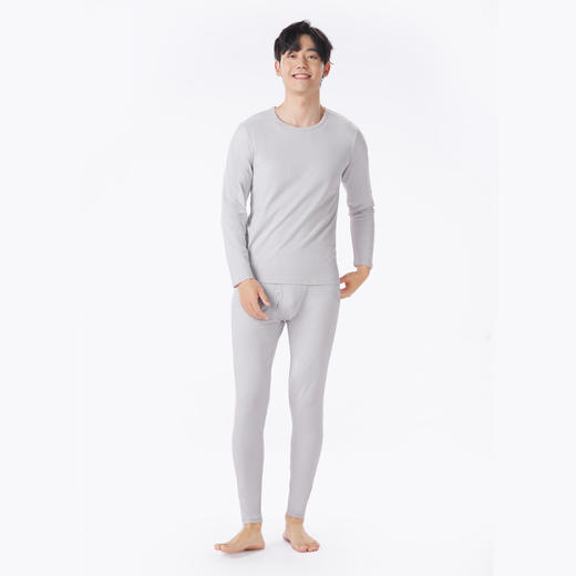 都市丽人都市锋尚保暖衣轻暖套装棉拉架薄男士保暖衣棉质套装FWT9A4 商品图1