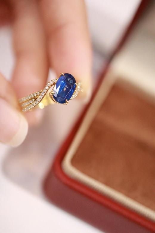 1.52ct 蓝宝石戒指 商品图4