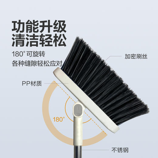 韵舒雅折叠扫把两件套 多色可选 清理毛发 一刮即净 商品图8