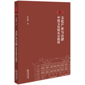 文化产业与法律——中国文化娱乐法教程 黄虚峰著 法律出版社