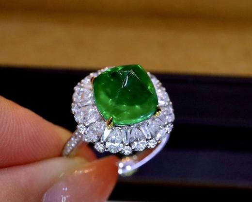 4.45ct 祖母绿戒指吊坠 商品图1