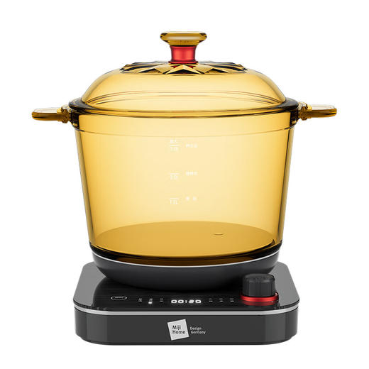 【小家电】米技生活（Miji Home）多功能锅玻璃电煮锅 琥珀色 ECE-GS30 HF 商品图6