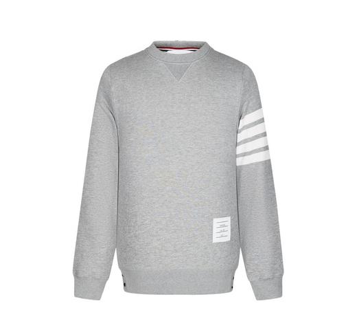 THOM BROWNE 汤姆 布朗 男士经典4条纹休闲运动卫衣 MJT021H 00535 商品图0