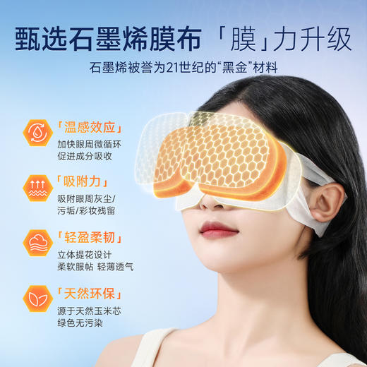 博仕说-烟酰胺蒸汽眼罩1盒熬夜舒缓眼疲劳黑眼圈分区控温 商品图4