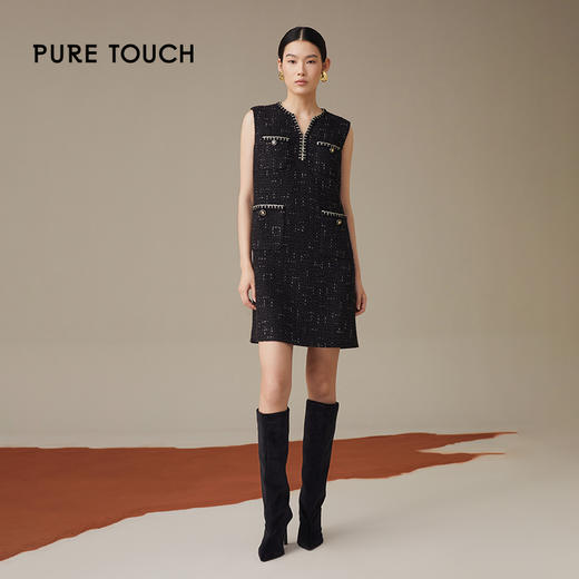pure touch女士小香风连衣裙1349243353 商品图1
