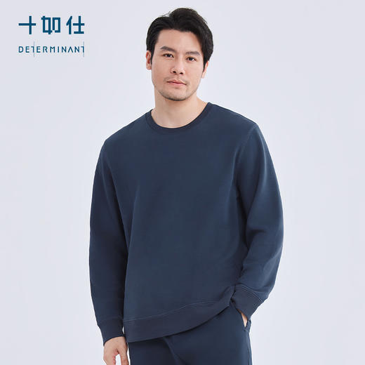 十如仕针织半高领莫代尔四面弹立云感热能通勤轻卫衣-T25 商品图8