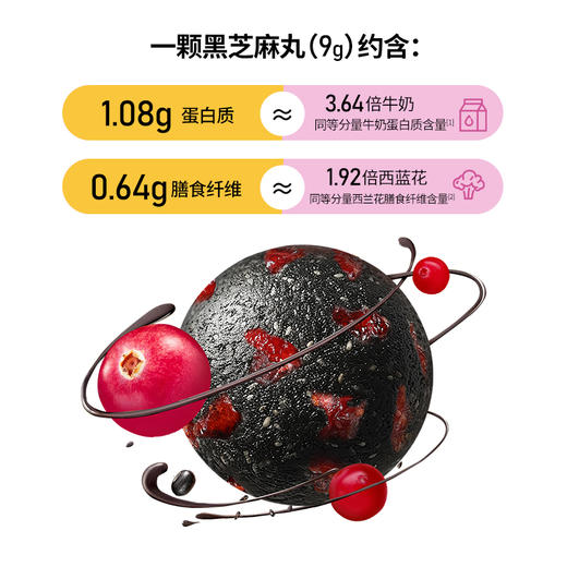 【商城专属】燕之坊蔓越莓黑芝麻丸81g 商品图3