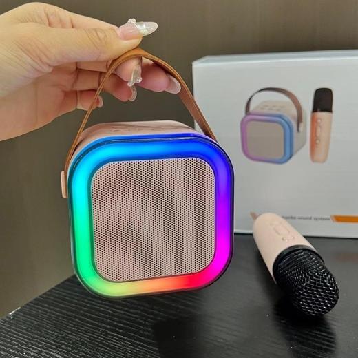 【家庭KTV音响话筒一体机】无线麦克风*2➕蓝牙音箱，嗨翻天❗❗沉浸式纯享版K歌音响 清晰无杂音 商品图3