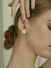Oflye潮流饰品  简约山茶花滴釉耳钉新款独特耳饰轻奢高级感气质独特耳环 商品缩略图1
