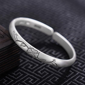 【暗香岁月】子佩集S999银手工手镯原创设计【55061219】2407