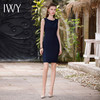 IWY/藏青色无袖连衣裙配西装裙子修身高级通勤Q736 商品缩略图4