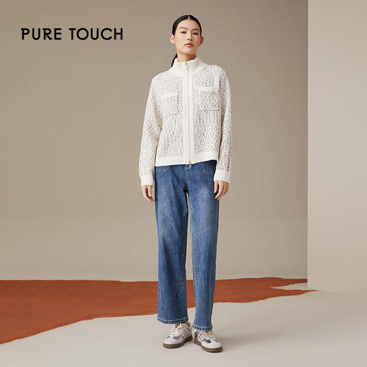 pure touch女士小香风针织开衫1359243360 商品图1