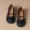 ZHR则则玛丽珍单鞋2024夏季软底轻便一脚蹬裙子温柔平底法式皮鞋 商品缩略图7