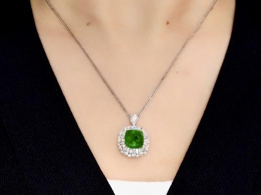 4.45ct 祖母绿戒指吊坠 商品图4