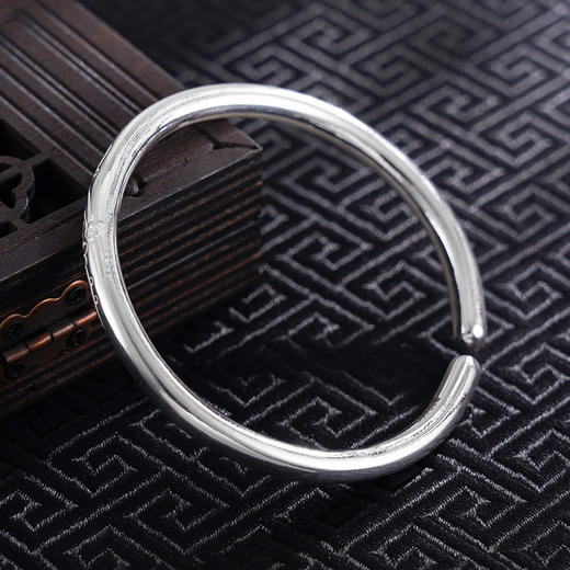 【花神之灵】子佩集S999银手工手镯原创设计【55063109】2407 商品图2