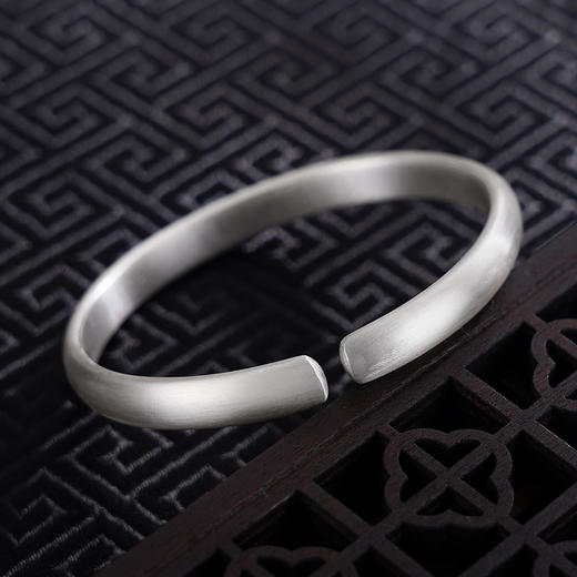 【花径通幽】子佩集S999银手工手镯原创设计【55061205】2407 商品图2