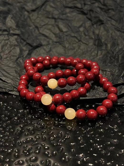 平心静气朱砂红手串 商品图0