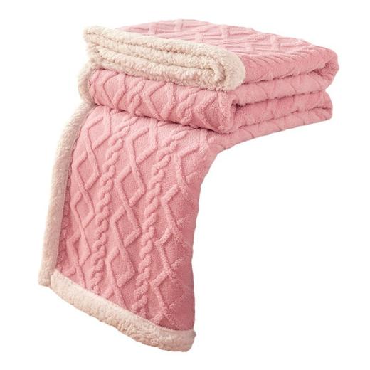 【富有都市感，时髦居家的温暖床品<塔芙绒羊羔绒毯>】严选毯子毛毯盖毯 网红爆款 高克重双面绒塔芙绒羊羔绒 午睡毯空调毯-QQ 商品图4