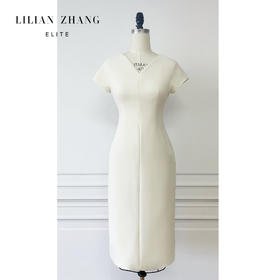 E—定制—「法式复古」——“经典永恒”——Lady挚爱、花苞领连衣裙 2401104